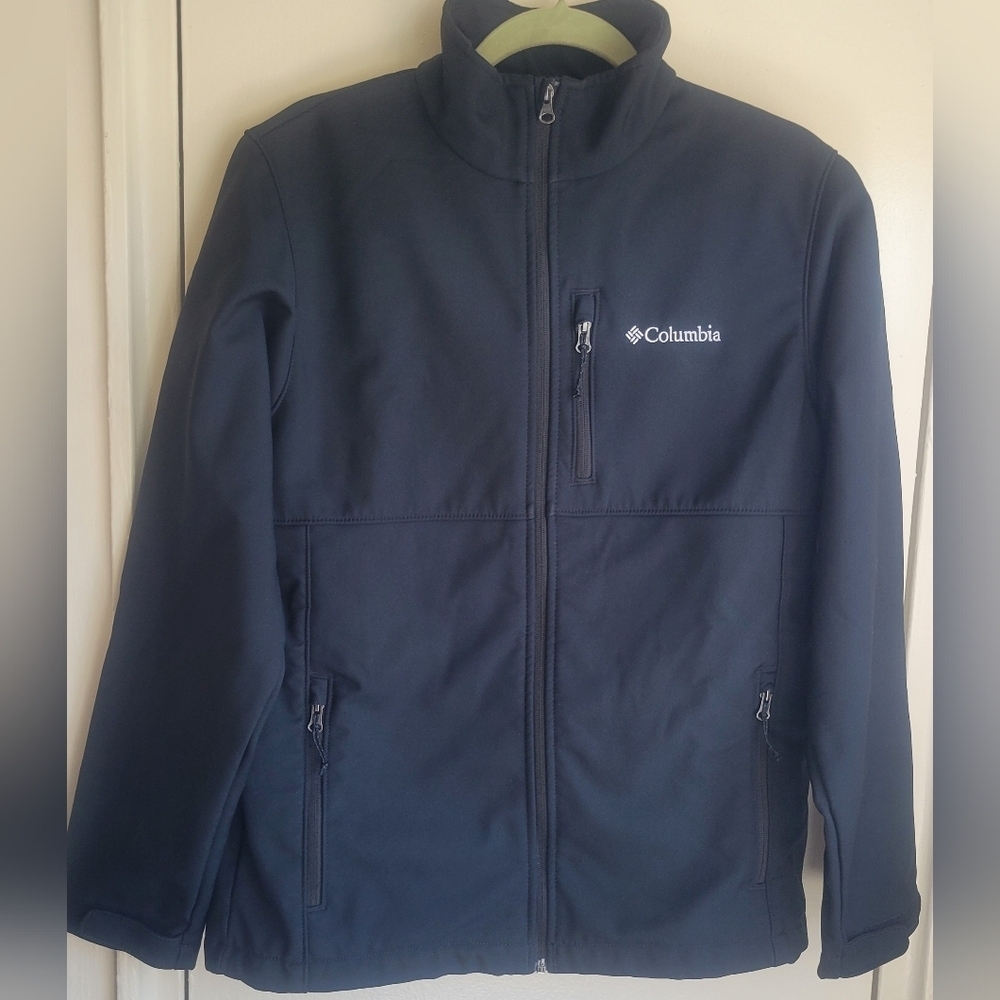 Columbia Men's Black Jacket Sz M Good Condirion